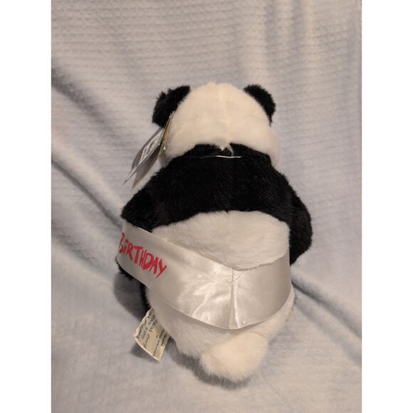 Vintage Build a Bear Workshop WWF Giant Panda Plush Stuffed Animal Birthday Bear - Picture 2 of 7